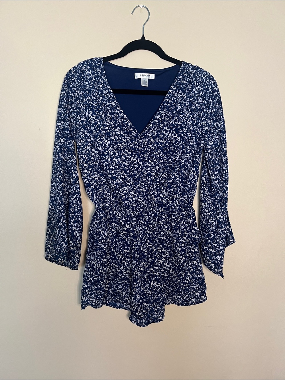 Arizona Jean Company Navy Floral Romper